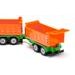 SIKU Blister - Nákladní auto se sklápěcí korbou a vlekem