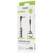 Hama audio kabel jack 3,5 mm, spirálový, 0,75 m