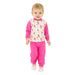 ESITO Dívčí dětské pyžamo Hrošík - růžová
