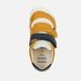 Žluté chlapecké barefoot tenisky pro první kroky Geox Steppieup