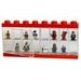 LEGO sběratelská skříňka na 16 minifigurek - červená