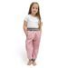 ESITO Rostoucí softshellové kalhoty Sport Shell pink - růžová
