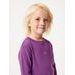 Unuo Dětské merino triko s dlouhým rukávem, Ostružinová