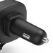 Hama rychlá USB nabíječka do vozidla, 2x USB-C, PD 30 W, navíjecí kabel