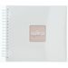 Hama album klasické spirálové FINE ART 28x24 cm, 50 stran, bílá, bílé listy