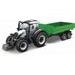 Bburago Farm 10cm Tractor with Trailer - Valtra N174 - Tipping Trailer