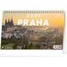 NOTIQUE Stolní kalendář Praha – Miluju Prahu 2027, 23,1 x 14,5 cm