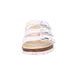 Pantofle Superfit 1-800113-9010 Fussbettpantoff bílé/stříbrné