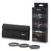 Hama set šedých filtrů ND8, ND64, ND1000, průměr 72 mm, pouzdro na filtre