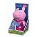Peppa Pig 2v1 plyšový usínáček, hrající + světlo, růžový, 25 cm