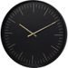 SEGNALE Nástěnné hodiny 50x4 cm černé KO-837000350