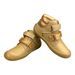 Dětská celoroční obuv KTR - béžová + zlatá