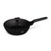 BERLINGERHAUS Pánev hluboká s titanovým povrchem a poklicí 24 cm Black Rose Collection BH-8352
