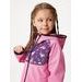 Unuo Dětská softshellová bunda s fleecem Basic, Růžová, Jednorožci