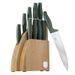BERLINGERHAUS Sada nožů se stojanem BAMBOO 10 ks Matte Green Collection BH-3123