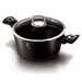 BERLINGERHAUS Kastrol s poklicí s mramorovým povrchem 24 cm Black Silver Collection BH-1852