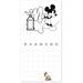 Poznámkový kalendář Mickey Mouse – DIY: omalovánkový kalendář s pastelkami, 30 x 30 cm Baagl