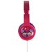 Hama dětská sluchátka Kids LED, uzavřená, růžová