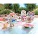 Sylvanian family Vydří sestry na dovolené u moře
