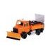 Bburago 1:43 servisné vozidlá Road Security with Snow Plough and Signal Board