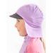 Unuo, Dětská kšiltovka s plachetkou a UV ochranou 50+, Lila