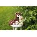 NICI plyš Medvěd hnědý ležící, 20 cm (eco-green)