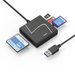 Hama čtečka karet USB 3.2 Gen1, USB-A, USB-C adaptér, SD/CF/MS