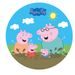 Vodní podložka na hraní splash pad Peppa Pig, průměr 150cm