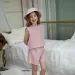 ESITO | Dívčí mušelínový set Lucka Powder pink - pudrová / 74