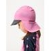 Unuo, Dětská kšiltovka s plachetkou a UV ochranou 50+, Růžová