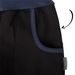 unuo softshellové kalhoty bez zateplení Černé + reflexní obrázek Evžen (Softshell kids trousers)