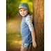 Unuo, Dětská kšiltovka s plachetkou a UV ochranou 50+, Modrá, Bagry