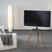 Hama podlahový TV stojan Real Wood, 400x400, dřevo