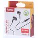 Hama sluchátka Gloss II, špunty, černá
