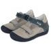 Dětské kožené sandálky, Ponte20, DA03-1-517AL - šedé/modré