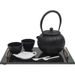 HIT Konvice na čaj s pokličkou litinová 1 l černá HT-22170630
