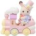 Sylvanian family Letadlo, vláček a baby figurky v zábavném parku