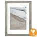 Hama rámeček dřevěný WAVES, šedá, 40x50 cm