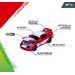 Autíčko kovové Racing, 12 druhů