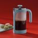 KELA Konvice na čaj a kávu frenchpress kouřově modrá 1l KL-10988