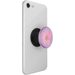 PopSockets PopGrip Gen.2, Pressed Flower Delphinium Pink, růžový kvítek zalitý v pryskyřici