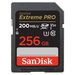 SanDisk Extreme PRO 256GB SDXC Memory Card 200MB/s and 140MB/s, UHS-I, Class 10, U3, V30