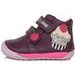 DDstep barefoot kožené boty S070-612 Cupcake fialové