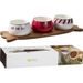 EXCELLENT HOUSEWARE Servírovací sada 4 ks s vánočním motivem KO-210001850