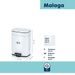 KELA Kosmetický koš Malaga kov 21 x 18,5 x 31cm 5l bílá KL-23970