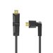 Hama HDMI kabel High Speed 4K 1,5 m, otočné vidlice (2 osy)