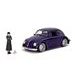 Wednesday auto 1972 VW Beetle 1:24 a figurka Wednesday