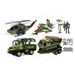 WIKY Vojenské auto s přívěsem set, 63 cm