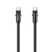 Hama USB-C kabel a šňůrka na mobil 2v1, 1,2 m, černá