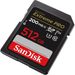 SanDisk Extreme PRO 512 GB SDXC Memory Card 200 MB/s and 140 MB/s, UHS-I, Class 10, U3, V30